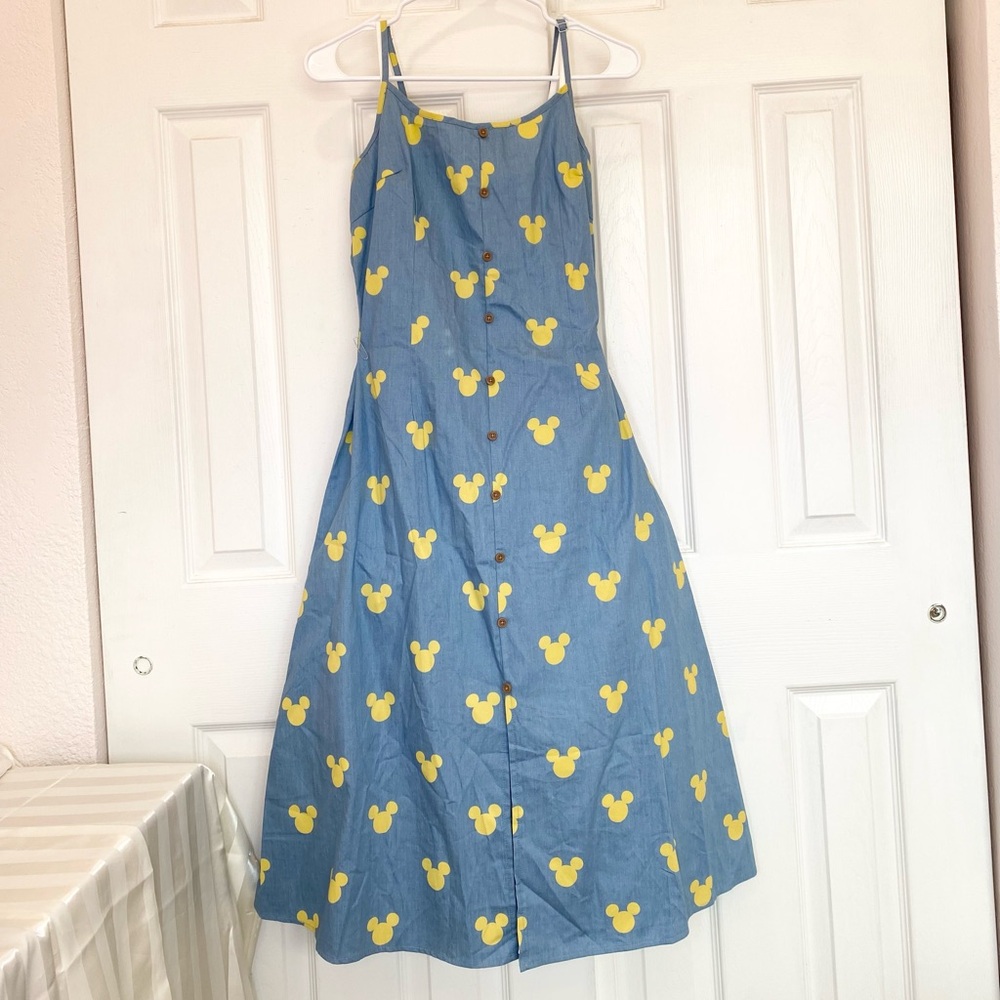 Blue and Yellow Mickey Mouse Dress